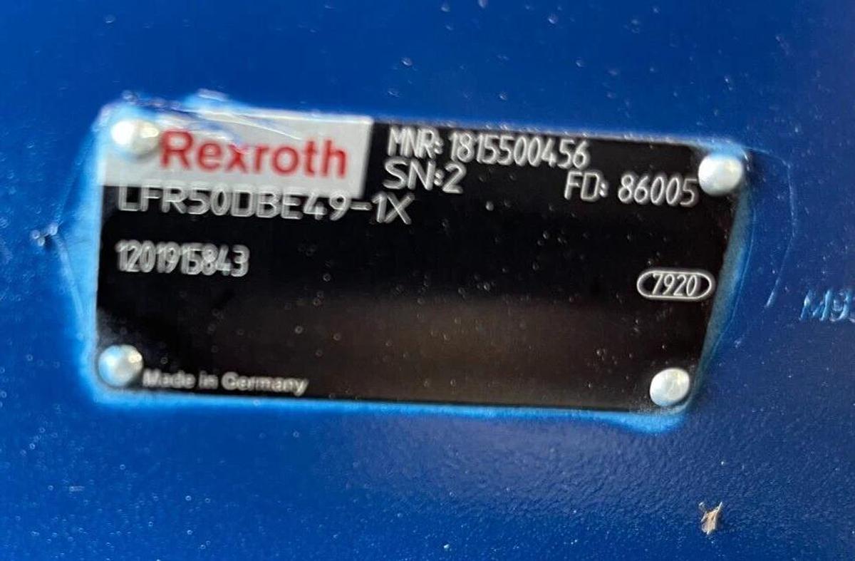 REXROTH HYDRAULIC VALVE W RELIEF VALVE 2" LFR50DBE49-1X MNR 1815500456