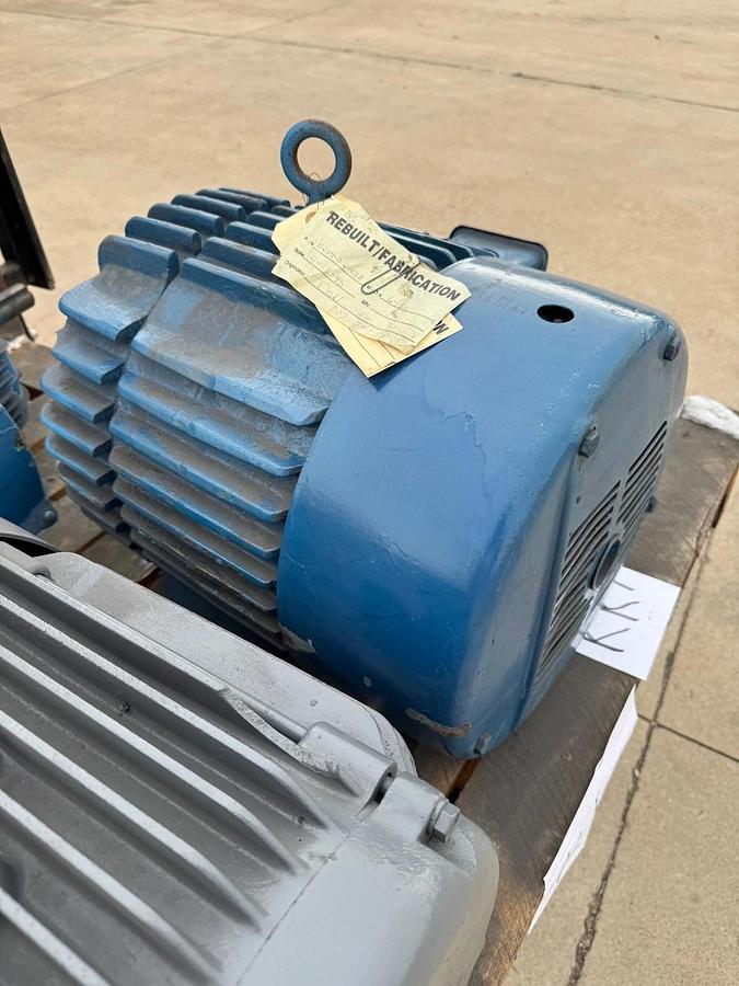 GE MOTOR KK1 15 HP MODEL 5K284BN305 1175 RPM 230/460 V 3 PH 40.6/20.3 AMP FR 284