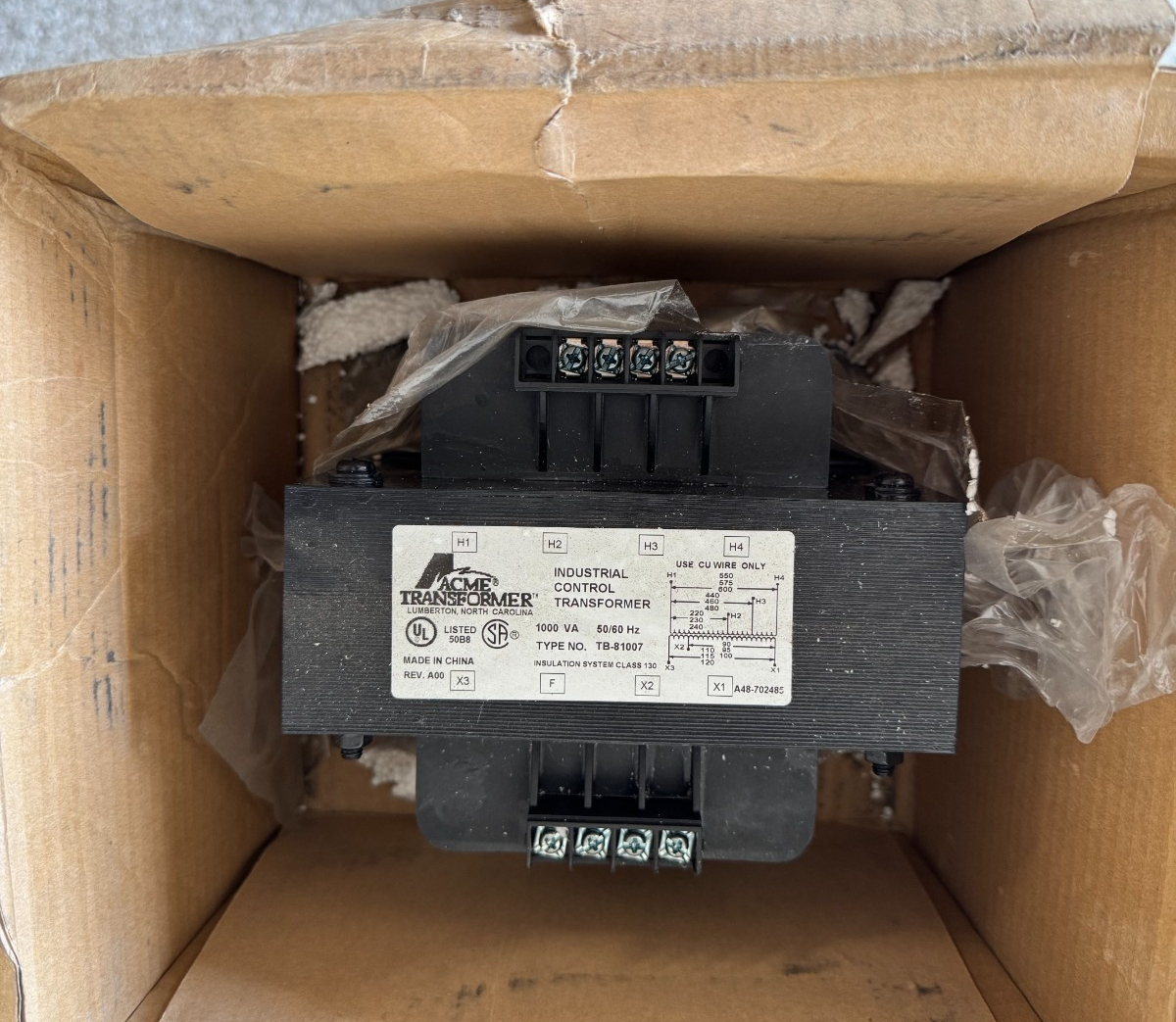 1 Lot INDUSTRIAL CONTROL TRANSFORMERS ACME GE PHILIPS/ ADVANCE HAMMOND 33 PC'S