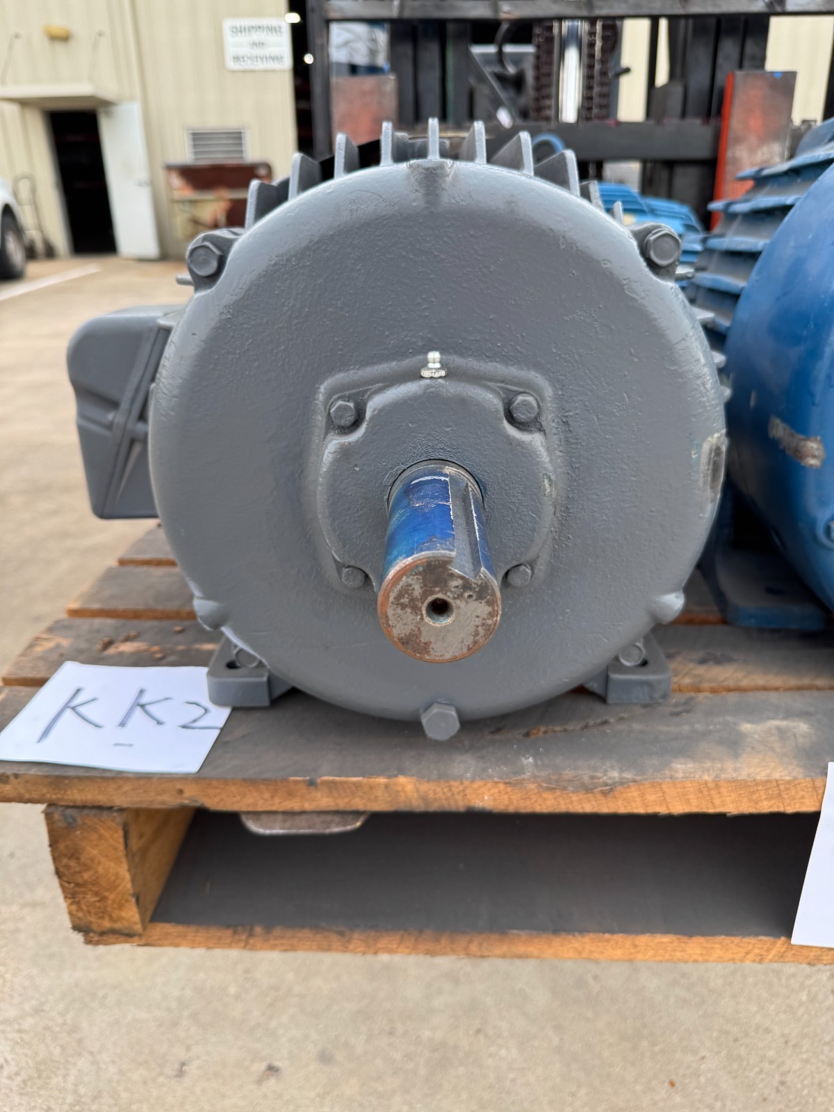 BALDOR SUPER E MOTOR KK2 15 HP MODEL 595C-1651770 RPM 460 V 3 PH 18 AMP FR 254T