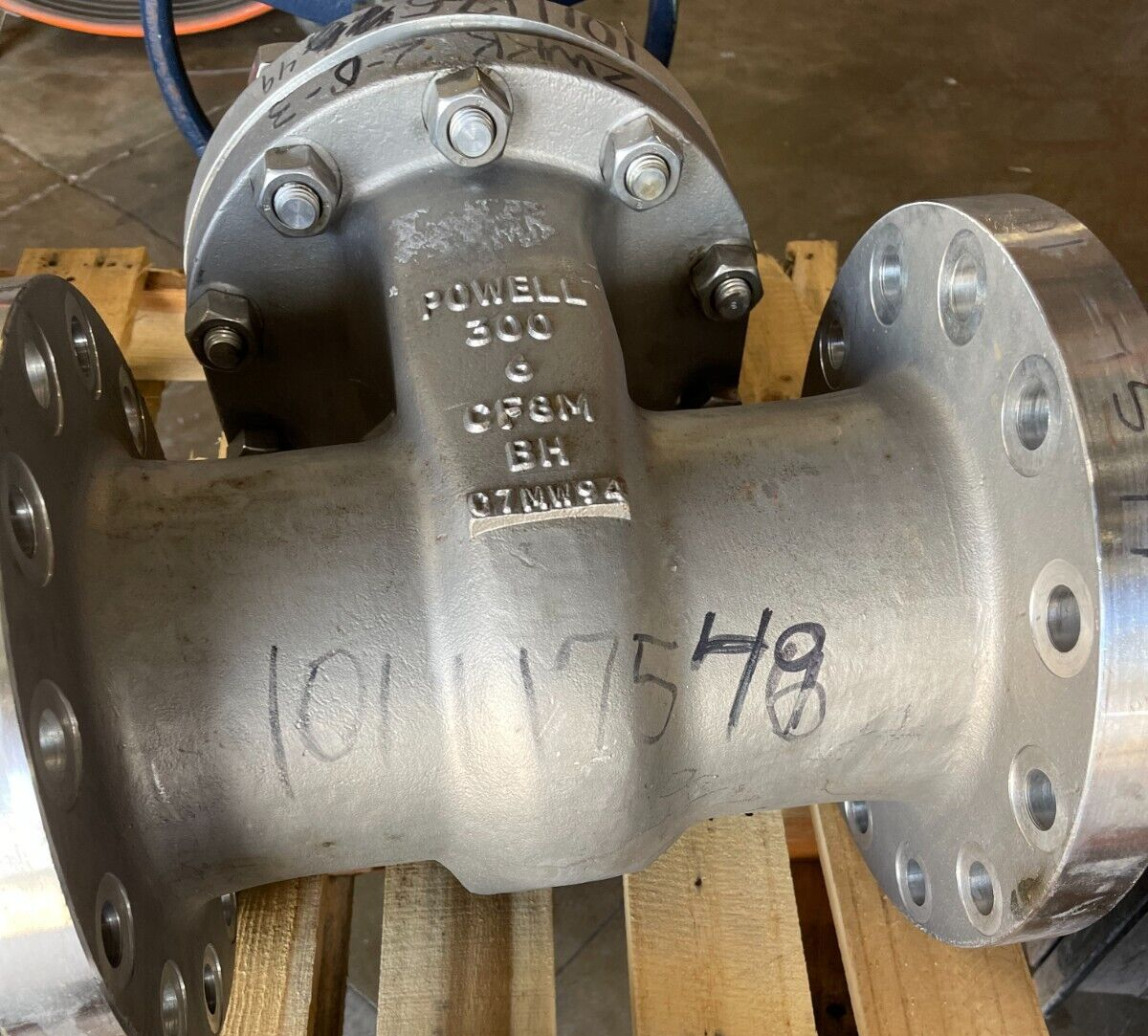 6" 300 LB RF GATE VALVE POWELL 316 STAINLESS 2467FMOTXXX
