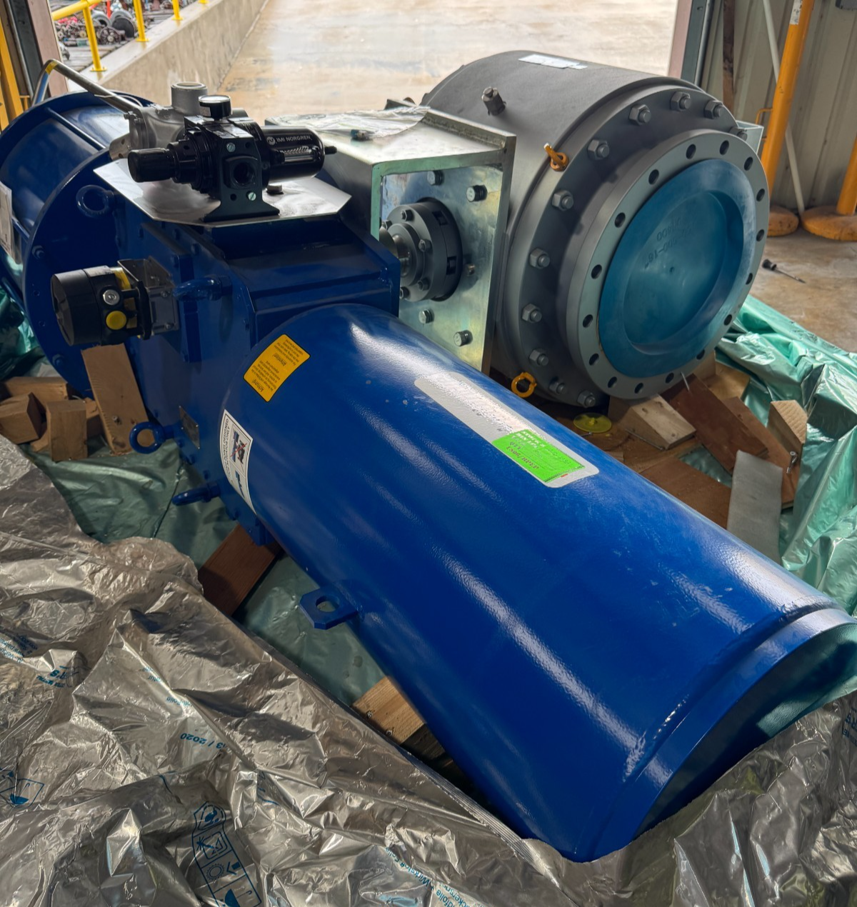 Used LIMITORQUE ACT LPS-30A-585B-FC2-3 W ARGUS 16" 150 RF FP BALL VALVE FK76M