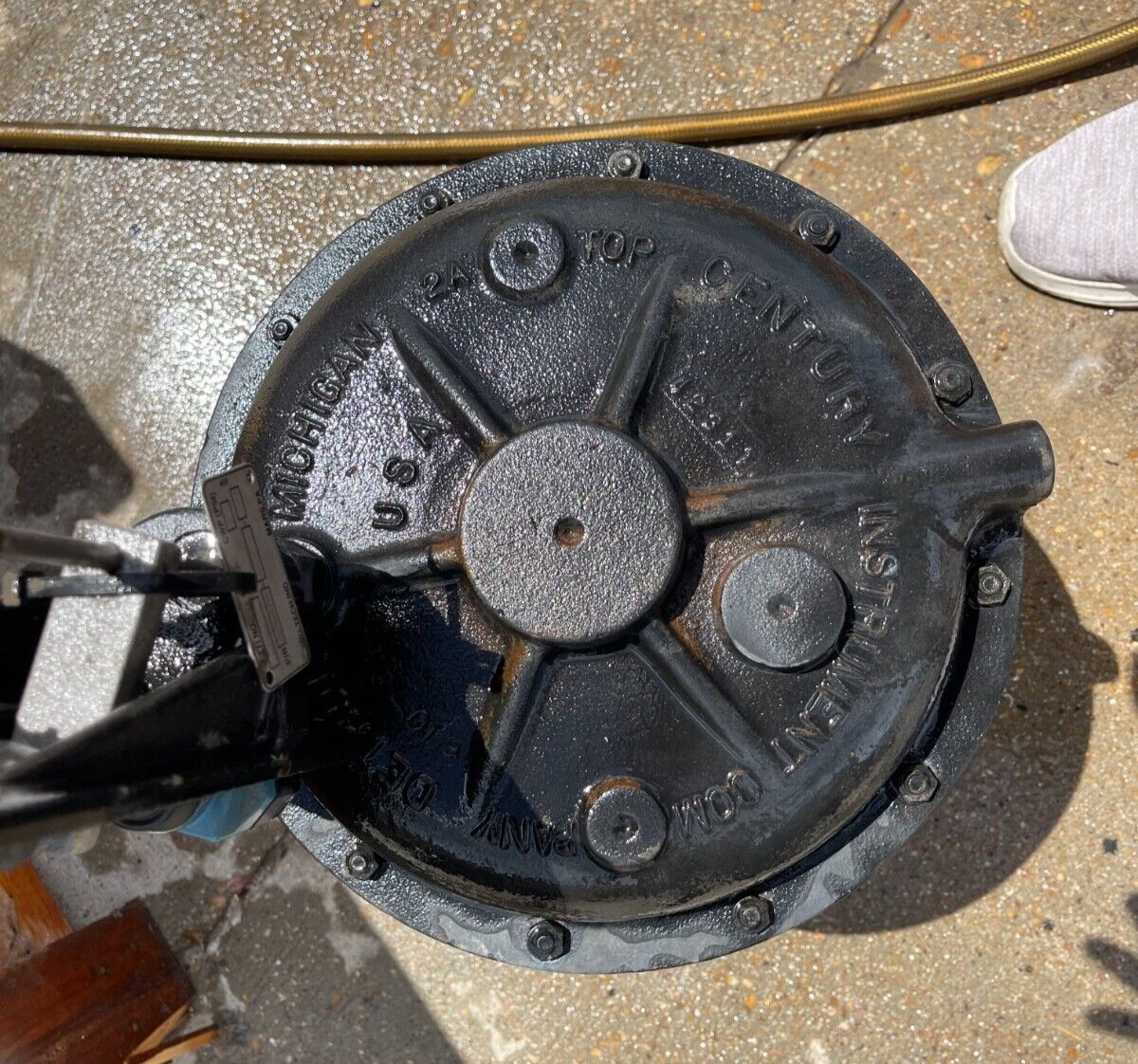 3" 150 LB AUTOMATED DIAPHRAM VALVE CENTURY INSTRUMENTS 3AGABE RUBBER LINED