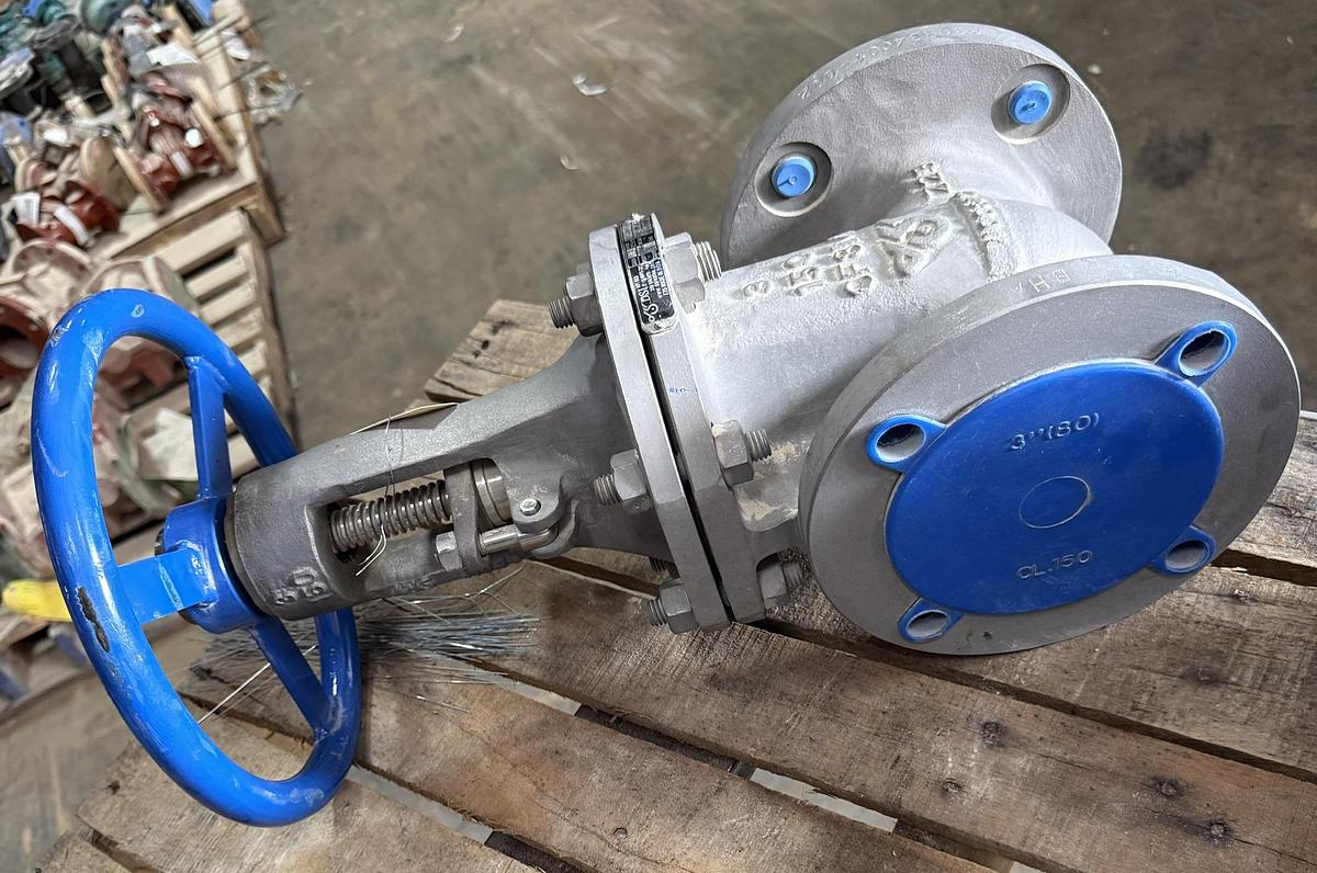 Refurbished DSI 3" 150 RF GATE VALVE 316 BODY 2ZDH FIG# 37-15-16HFS-Z215