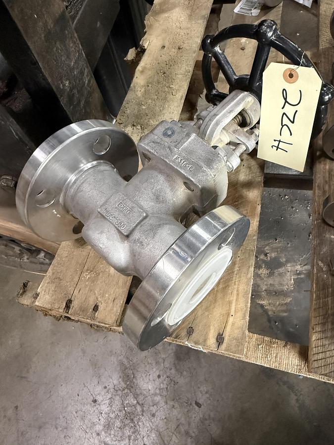 DSI 11/2" 300 RF FS GATE VALVE 316L BODY 316L TRIM