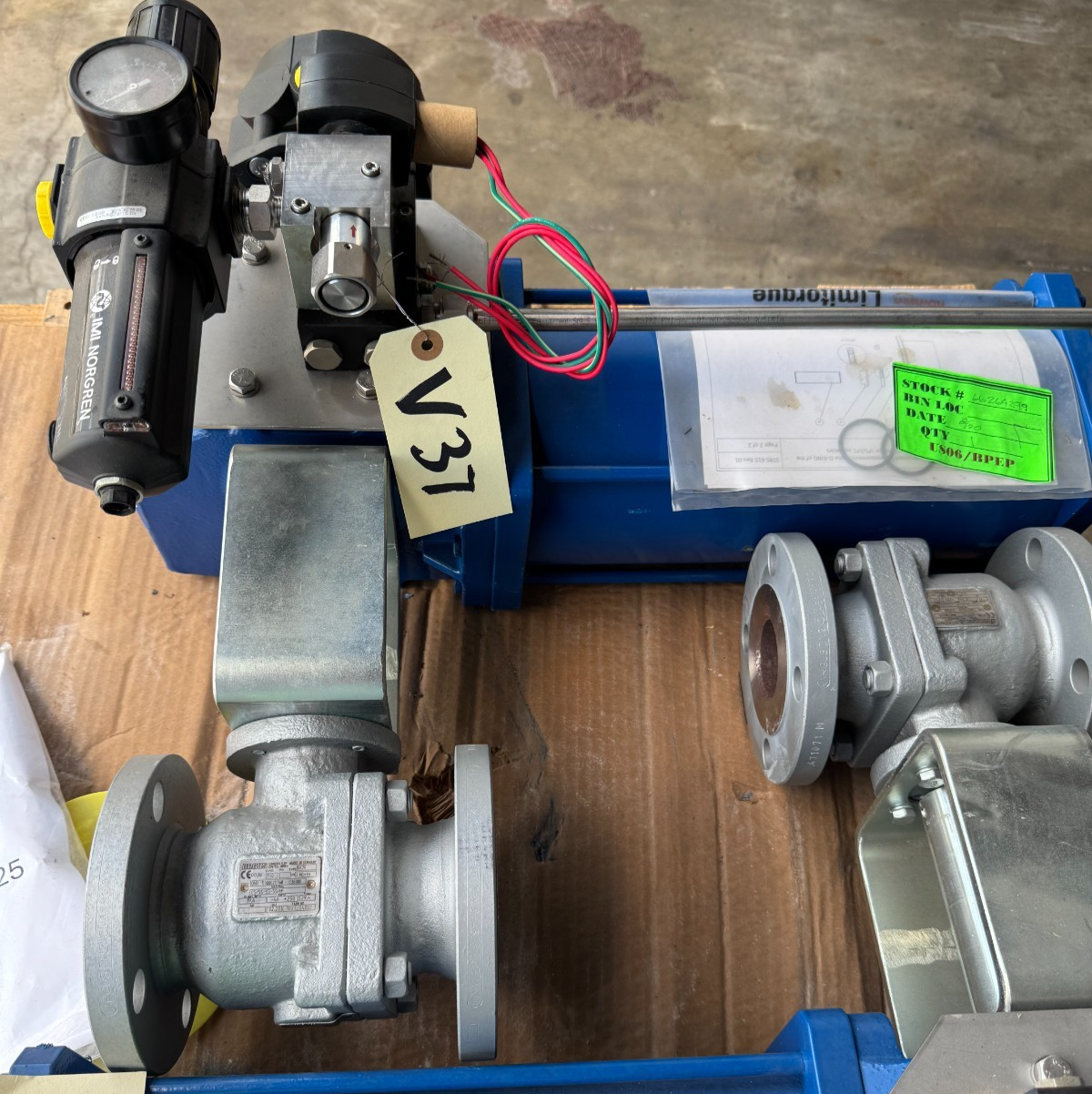 ARGUS 2" 150 RF FP BALL VALVE FK76M V37 LIMITORQUE ACT LPC-05A-140B-SR04