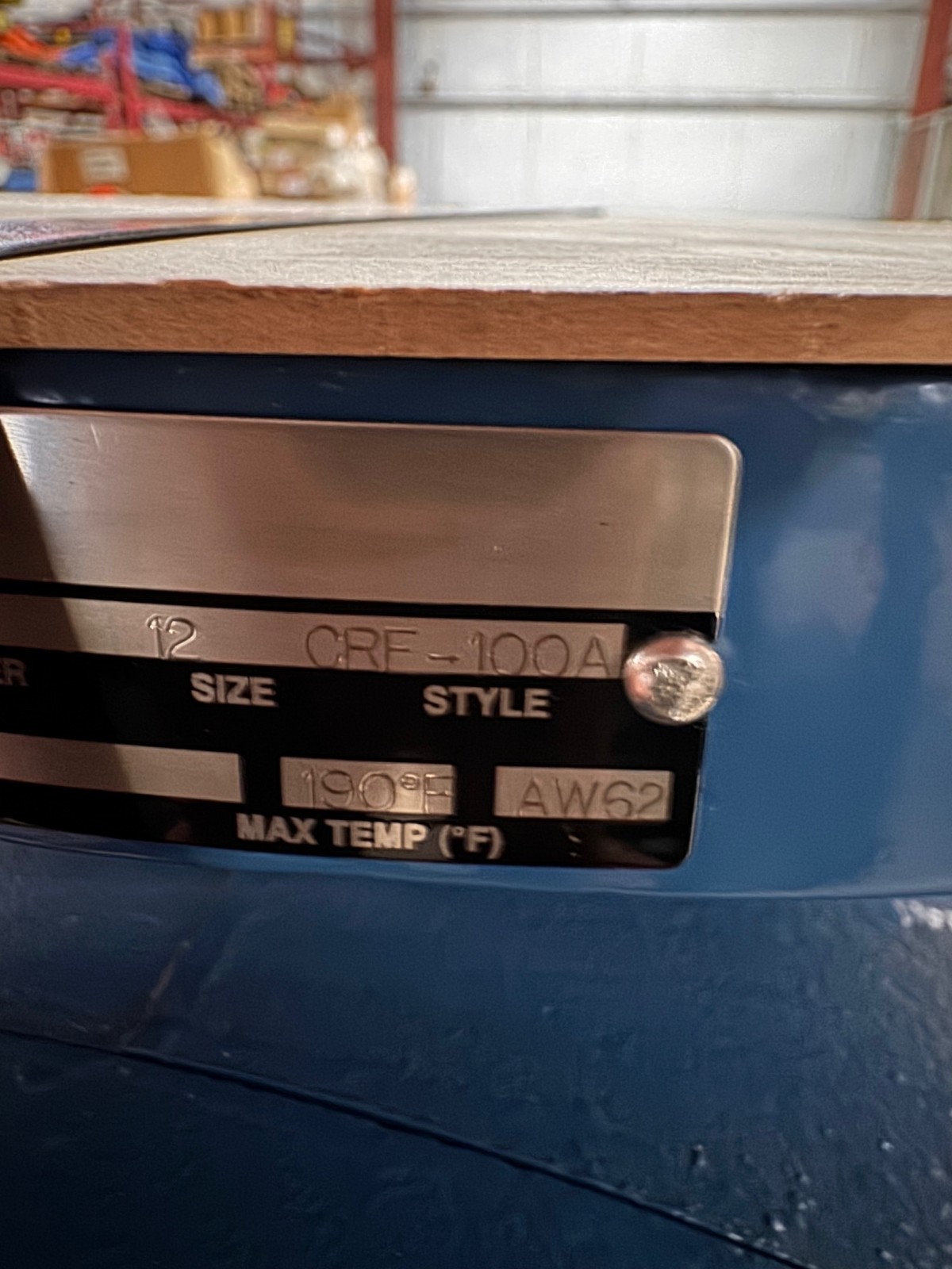 APCO DEZURIK 12" 250 LB FF CHECK VALVE 2XE DI BODY MODEL CRF-100A 190 DEGREE AW6