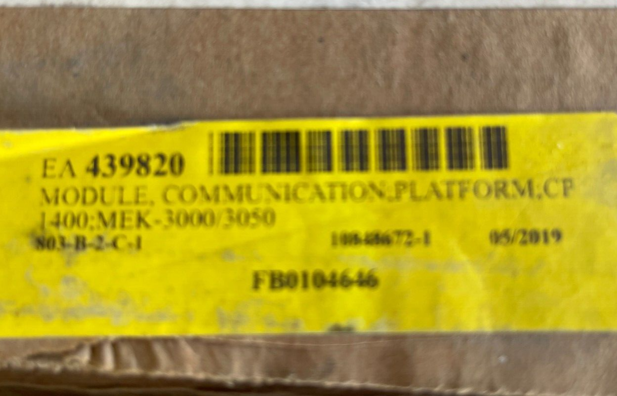 BTG COMMUNICATION MODU 100-240 V APPARENT POWER 50 W CPM-1400 HX/Q0/C1/S/10/I120