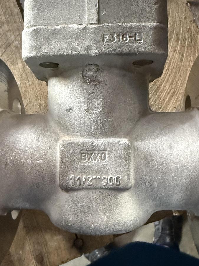 DSI 11/2" 300 RF FS GATE VALVE 316L BODY 316L TRIM