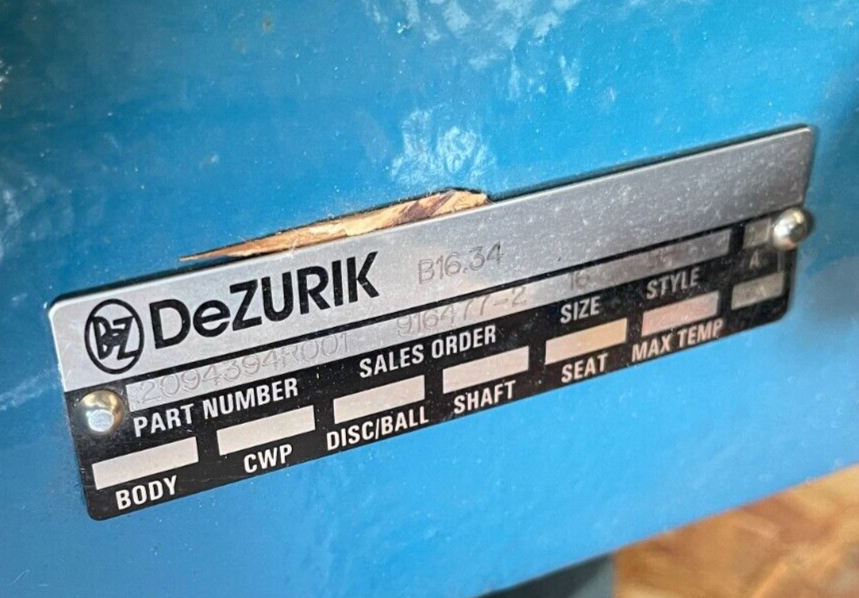 Dezurik R3 PowerRac Cylinder Actuator 2094394R001 916477-2  SIZE 16