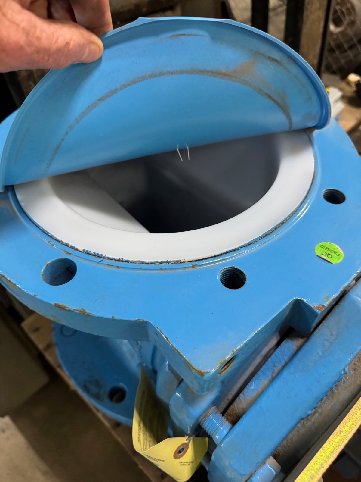 8" 150 RF PLUG VALVE DURCO PFA LINED 8-T4E-11C11D1EENW VA20C