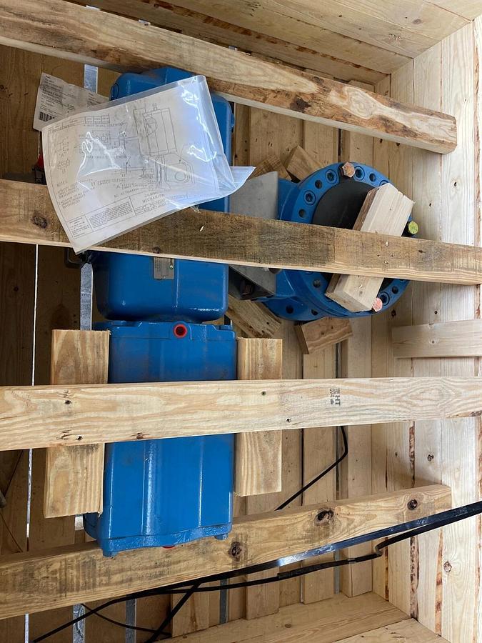 8" 300 lb NELES JAMESBURY RF TRUNION BALL VALVE 316 730SB-71-3600WTT W ACTUATOR