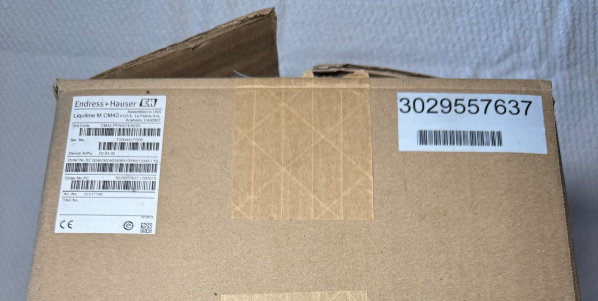 ENDRESS+HAUSER TRANSMITTER ZZ8 CM42-PPA001EAE00