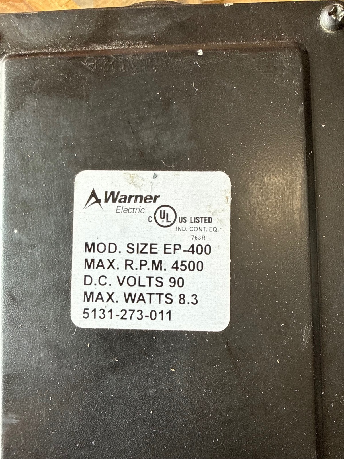 WARNER ELECTRIC Electromagnetic clutch and brake combination unit 1XTI MOD EP400
