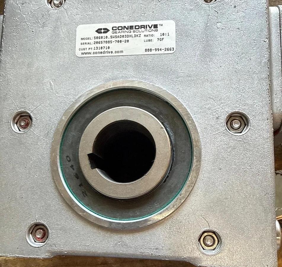 CONEDRIVE GEAR REDUCER 1XWI MOD SO6010.SWSAD03DHLDKZ 10 TO 1 RATIO
