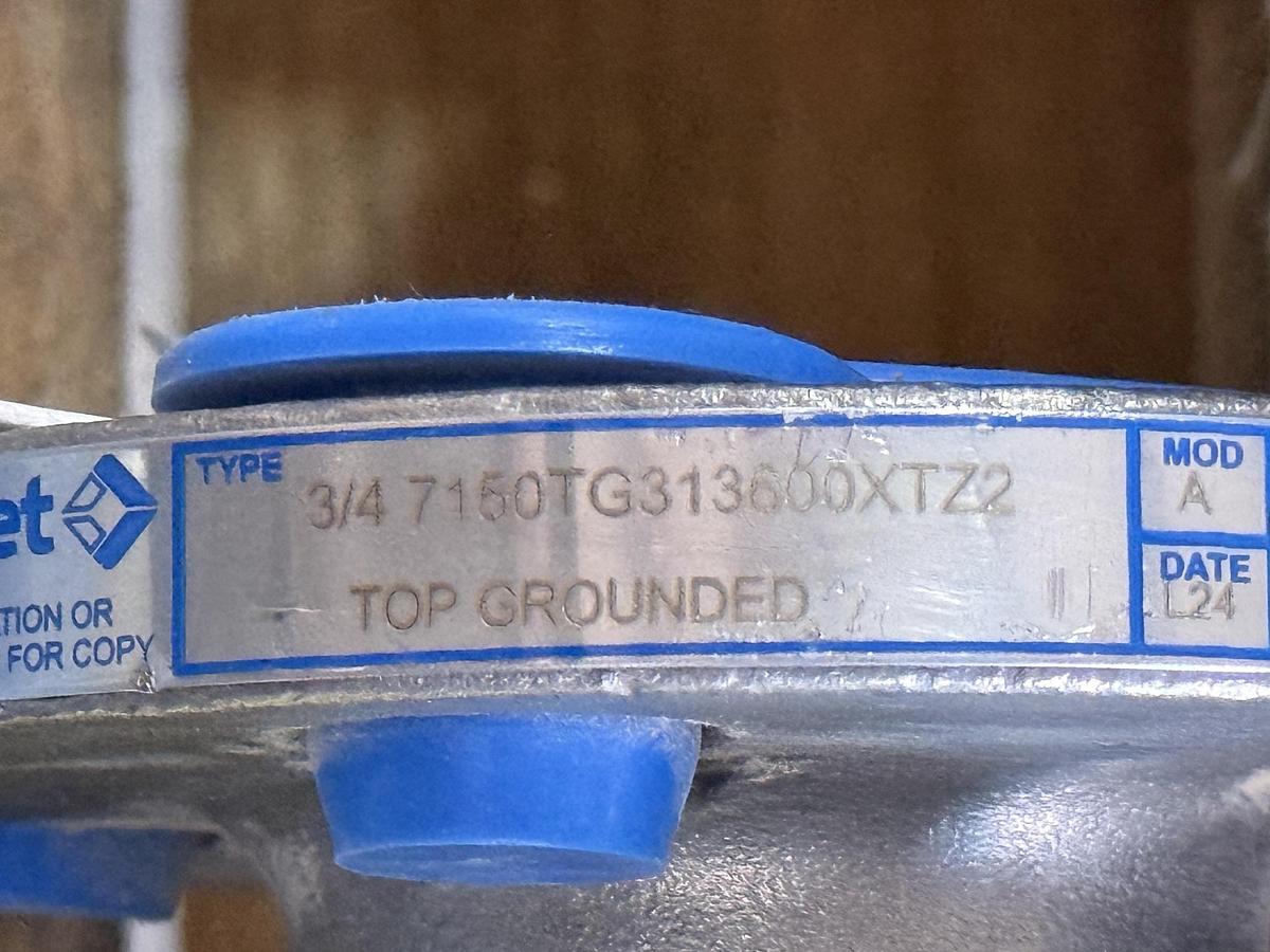 JAMESBURY 3/4" 150 RF BALL VALVE FP FIG # 3/4" 7150313600XTZ2 316 BODY
