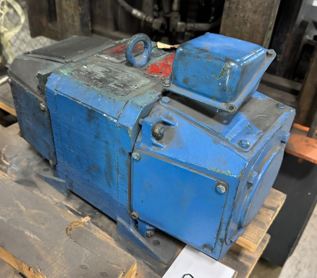 RELIANCE DC MOTOR S2 M 3 HP MODEL DC0189ATCZ 1750 RPM 180 V DC  14.8 AMP PH FR 9