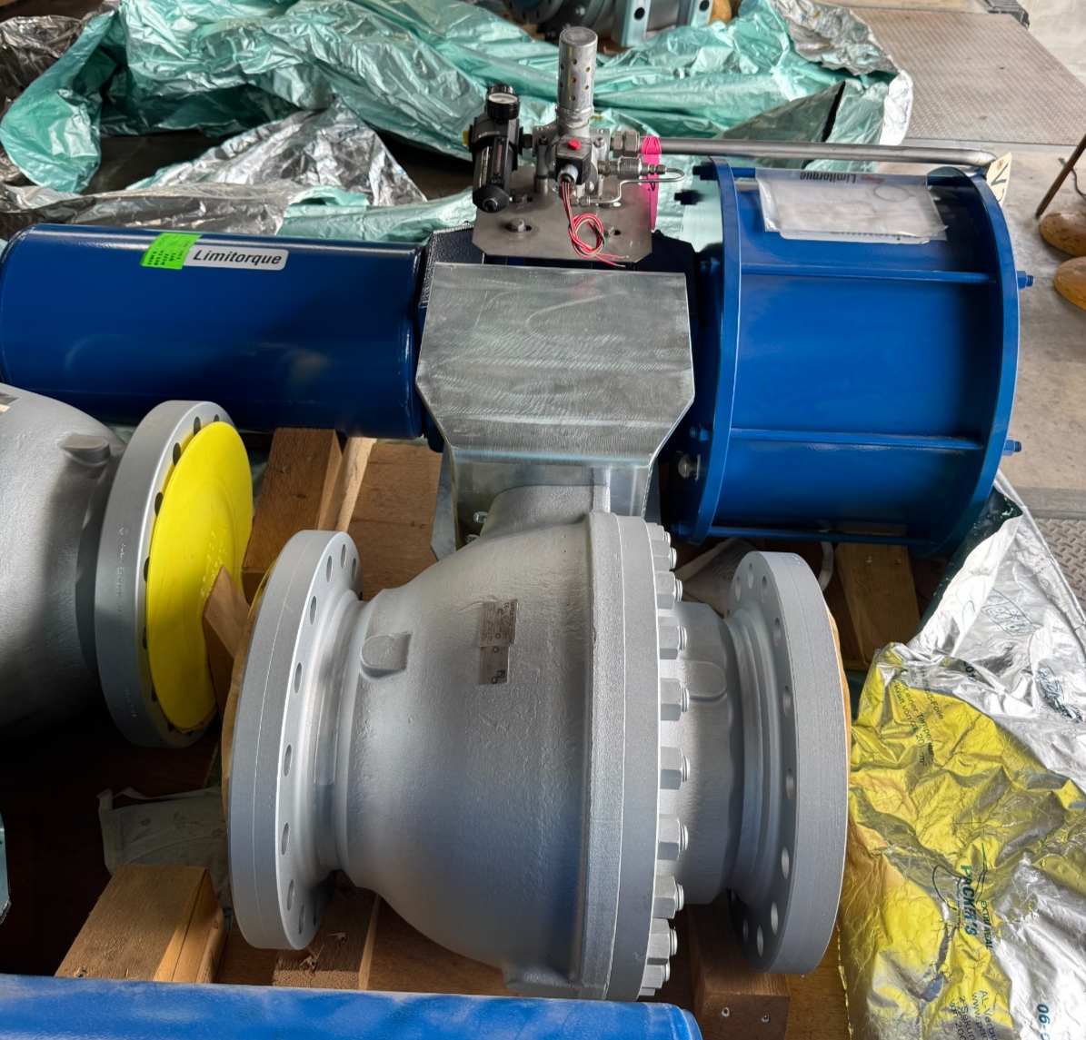 ARGUS 10" 300 RF FP BALL VALVE FK76M V33 W LIMITORQUE ACT LPS-20A-535B-FC2-3