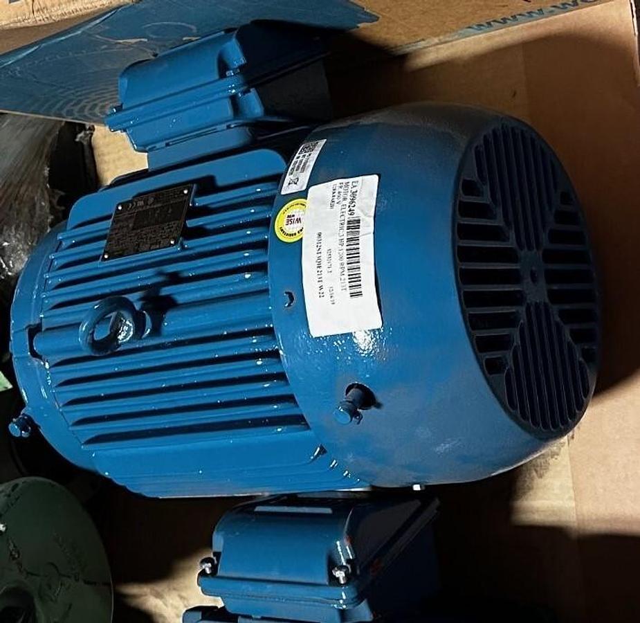 WEG 3 HP MOTOR 1175 RPM 460 V FRAME 213/5T 00312ST3QIE213T-W22