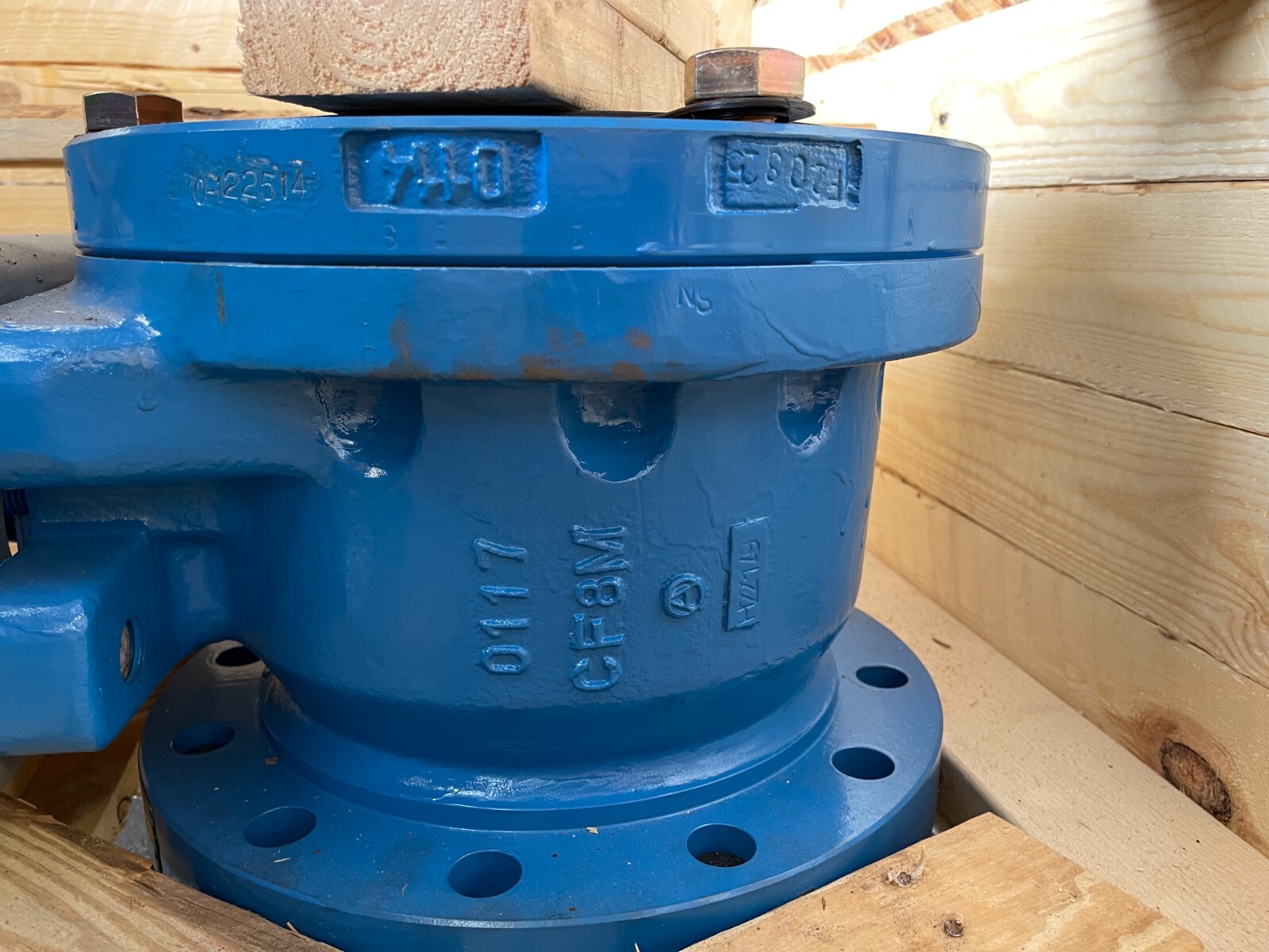 8" 300 lb NELES JAMESBURY RF TRUNION BALL VALVE 316 730SB-71-3600WTT W ACTUATOR