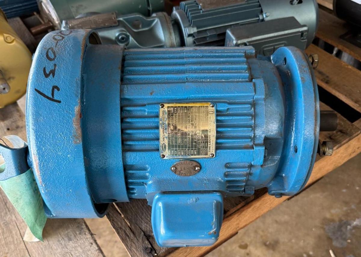 LOUIS ALLIS PACEMAKER MOTOR VV3 2 HP MODEL CJ2B JO5152-260011E71 1150 RPM 230/4