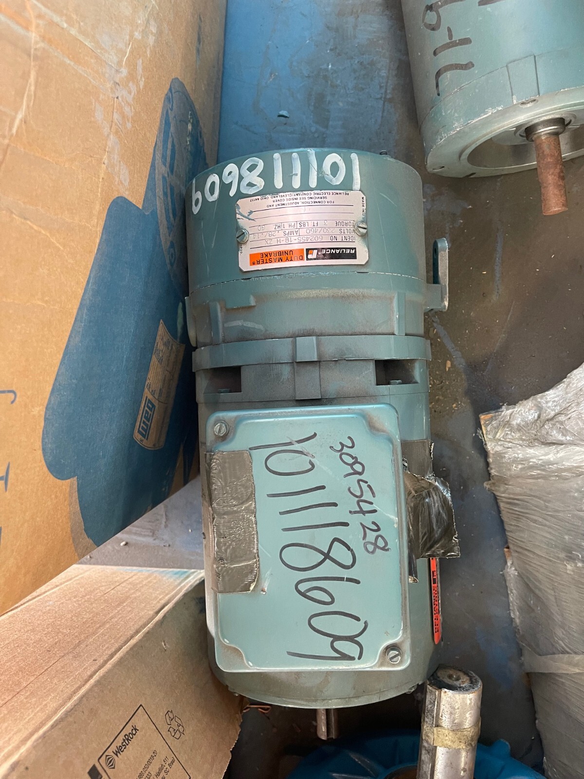 RELIANCE S2000 DUTY MASTER MOTOR 1/4 HP 208/230 460/480 V 1725 RPM FRAME FB56 P5