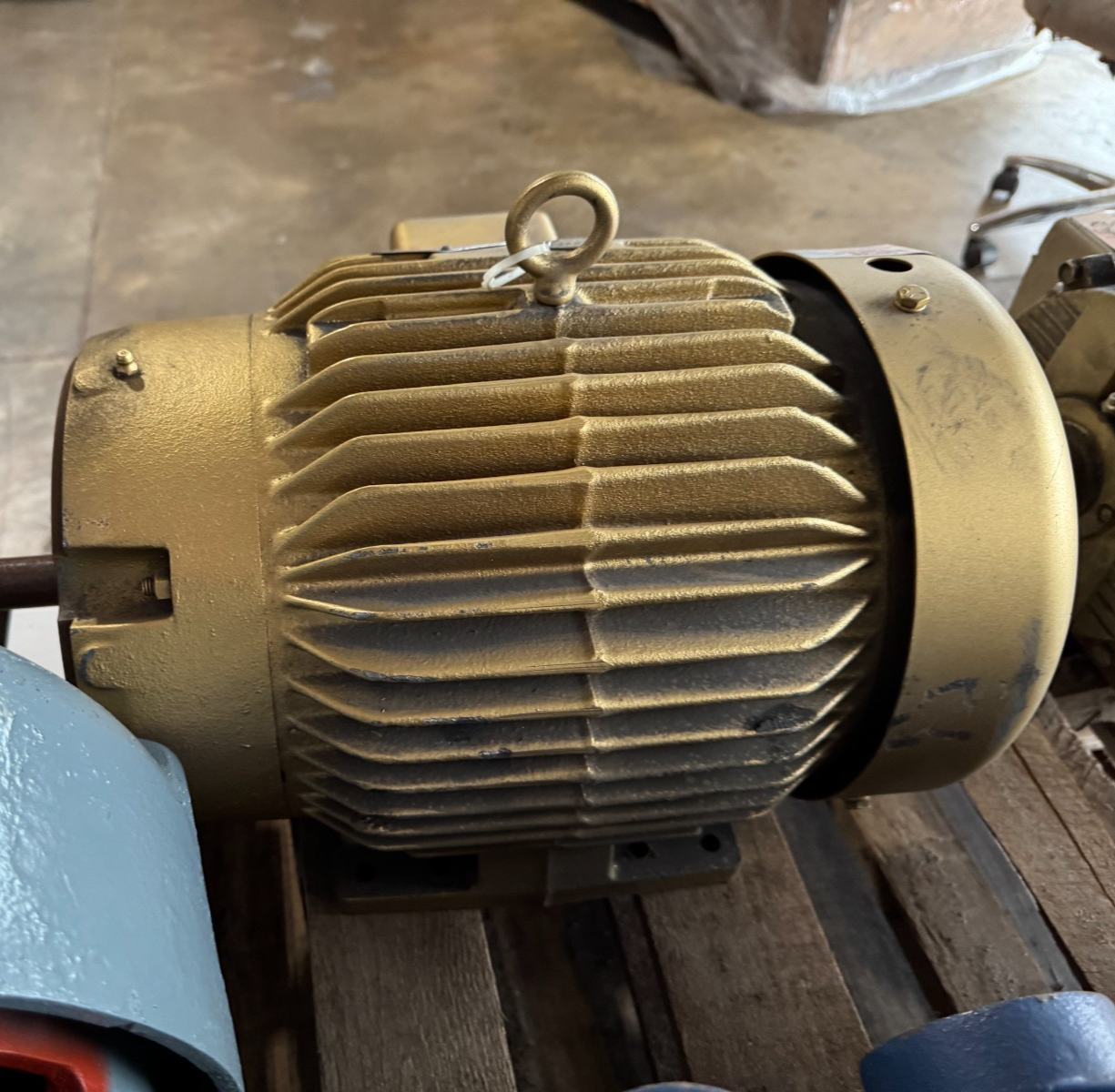 BALDOR SUPER E MOTOR FF5 15 HP MODEL O7H42W389G1 3525 RPM 230/460 V 3 PH