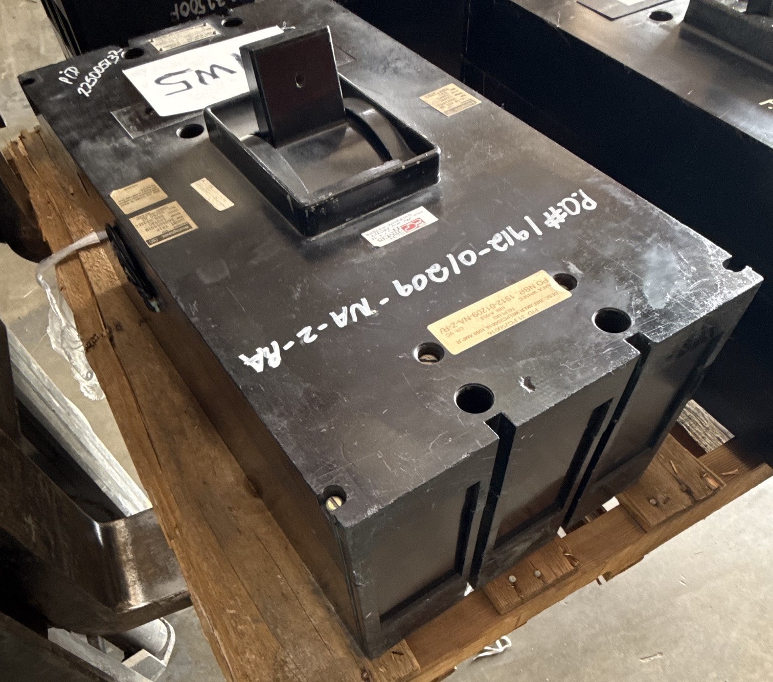 Refurbished Westinghouse Breaker 2500 AMP MODEL PC250016 2KA PC FR  600V 2000 AMP TRIP 2YW5