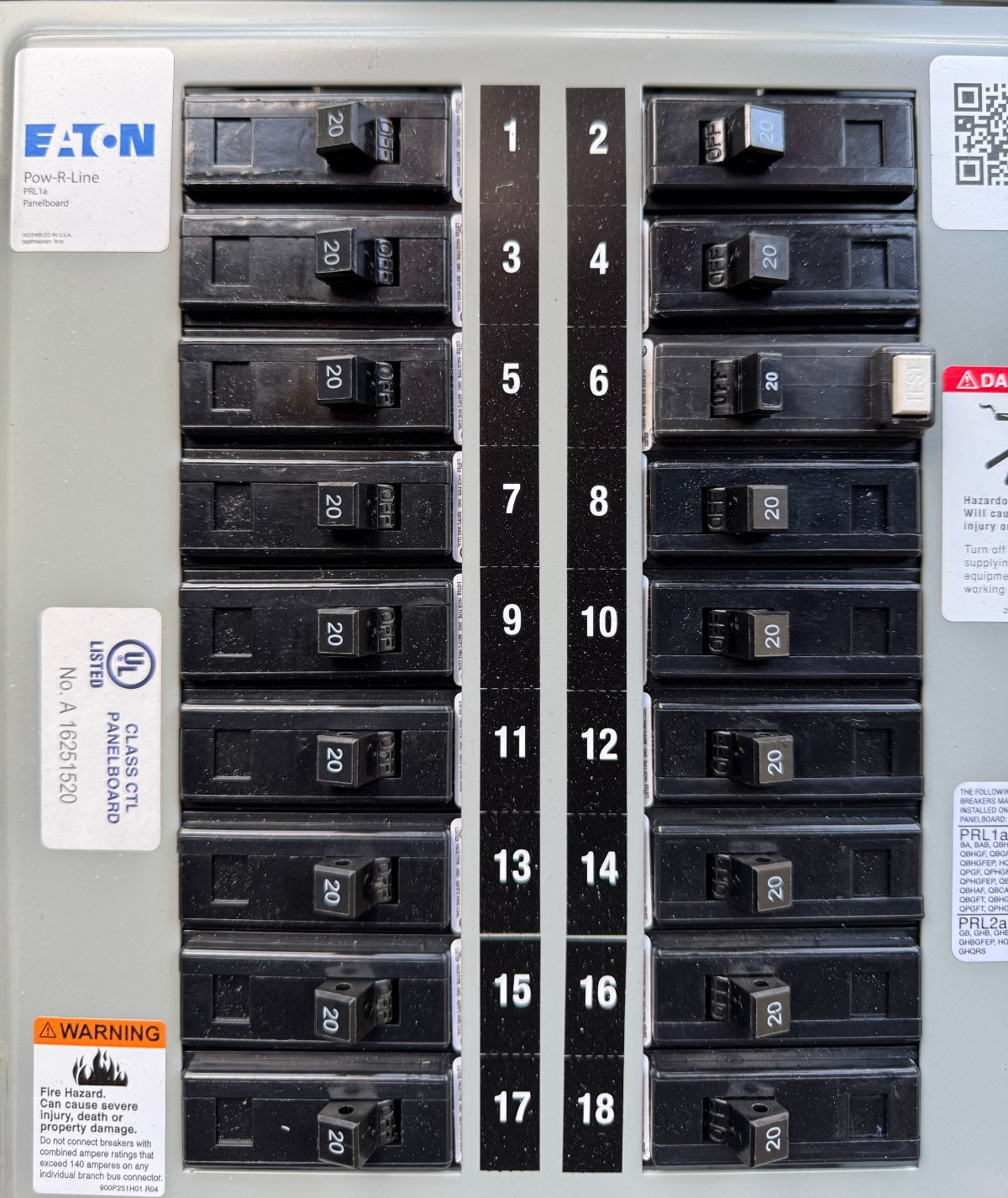 Appleton EXPLOSION PROOF BREAKER PANEL V64 ALPNC12C12M1 50 AMP 120/208V 3PL 3 P