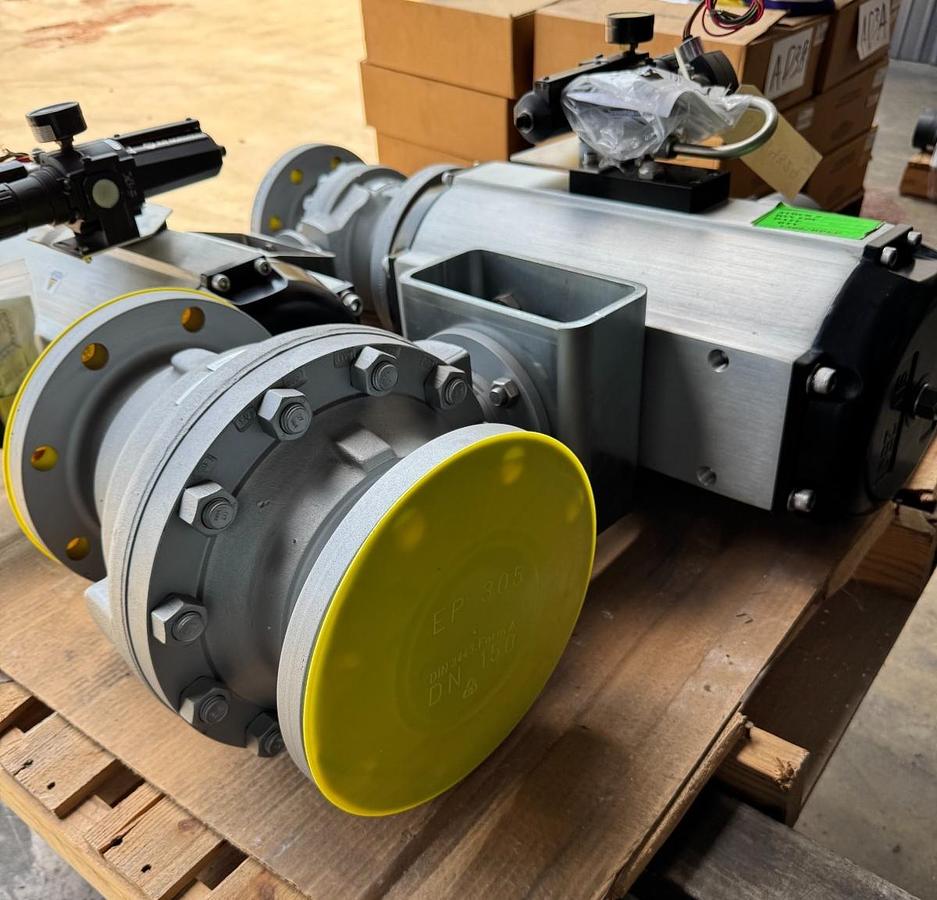 ARGUS 6" 150 RF FP BALL VALVE FK76M V3 W AUTOMAX SUPERNOVA ACTUATOR  S250S09