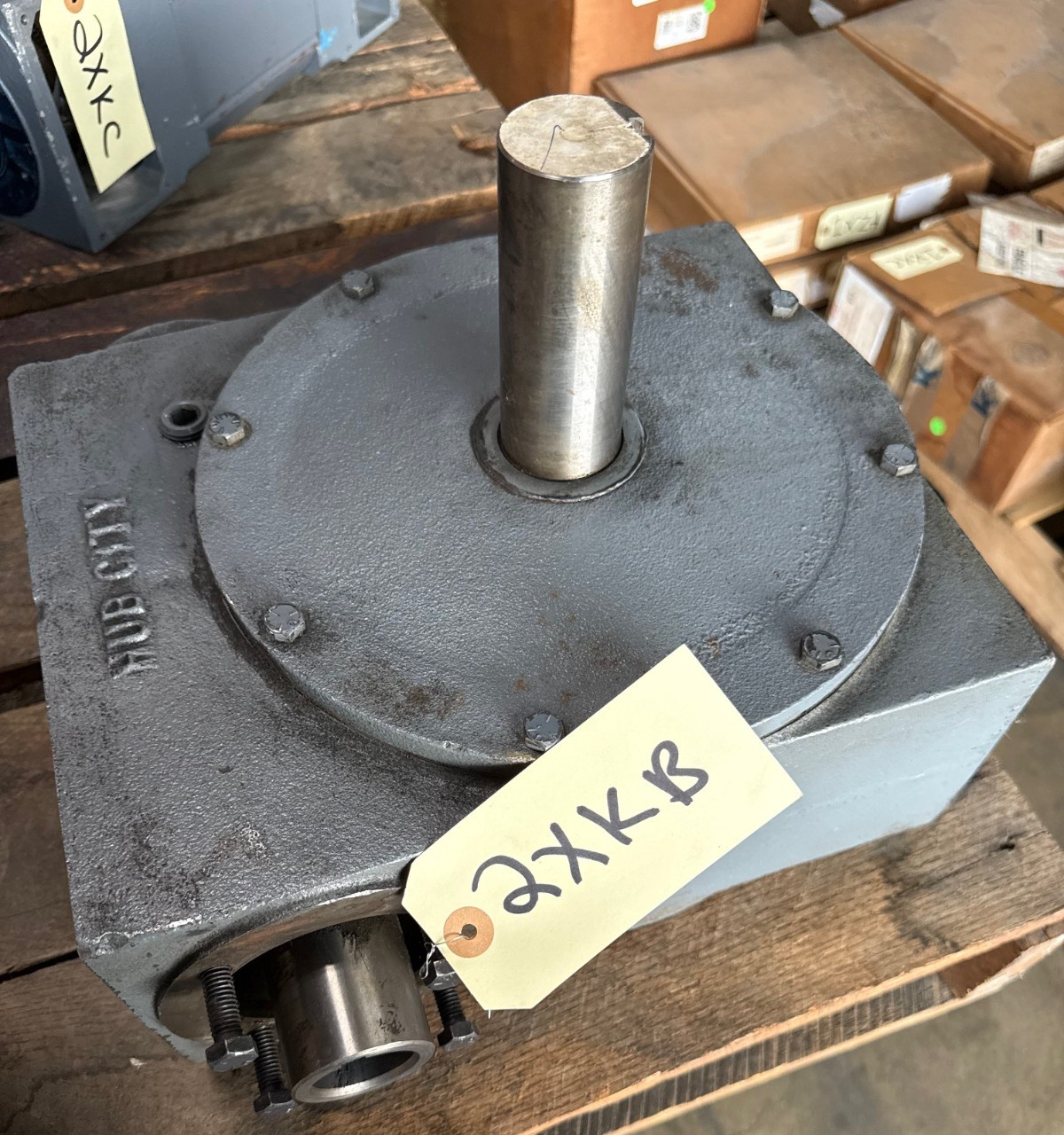 HUB CITY GEAR REDUCER 2XKB MOD 524 0221-07585-1862 RATIO 15 TO 1 STYLE C