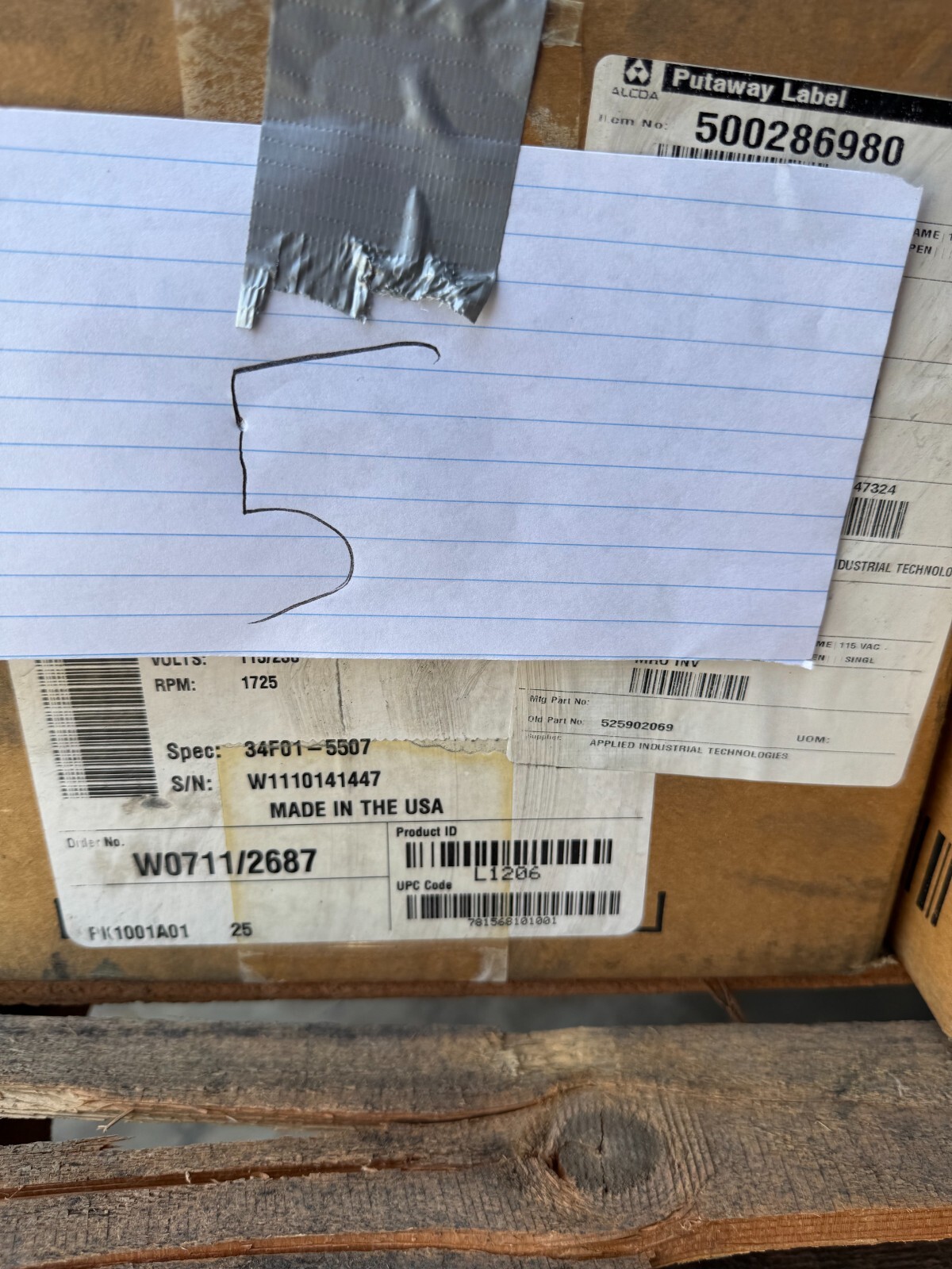 WEG MOTOR C3 1/6 HP 00118ET3E56C-S 1765 RPM 230/460 V  3 PH 2.94/1.47 A FR 56C