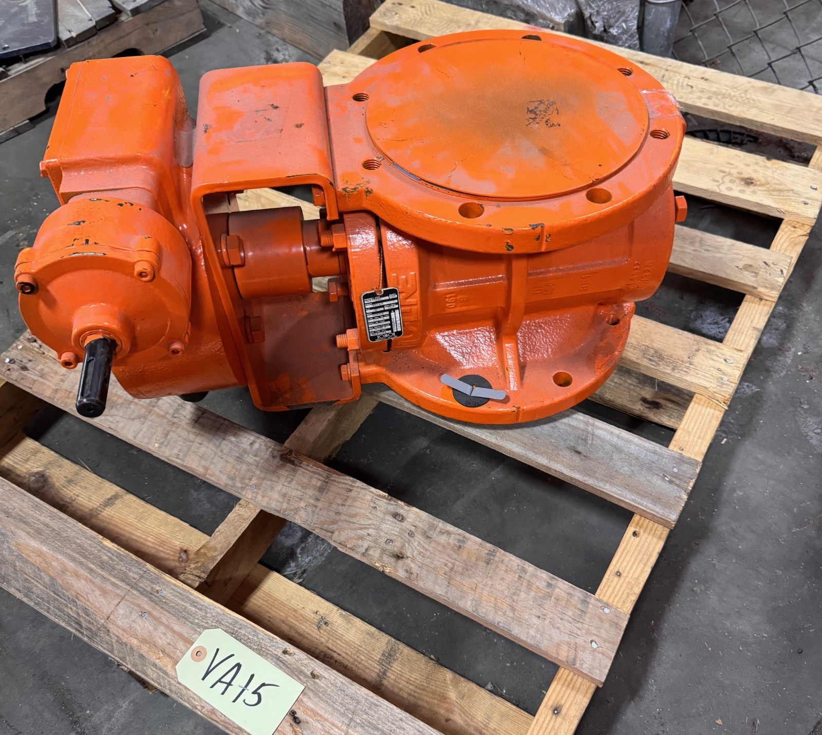 XOMOX 6" 150 RF PLUG VALVE PFA X DI W GEAR FIG 061-E6 VA15C