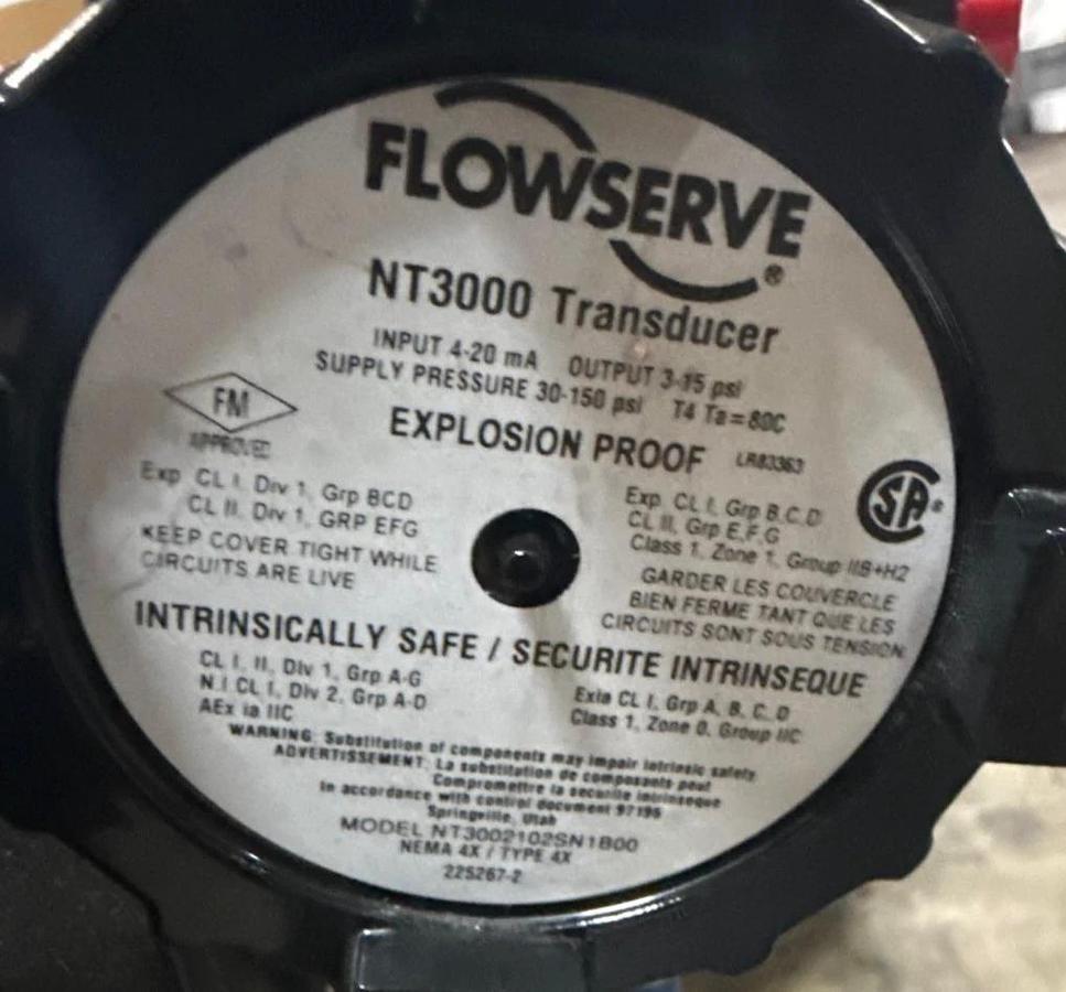 Used EFMequipment 29" BF DAMPER VALVE 503057 WITH JAMESBURY VALV-POWR ACTUATER 2YE