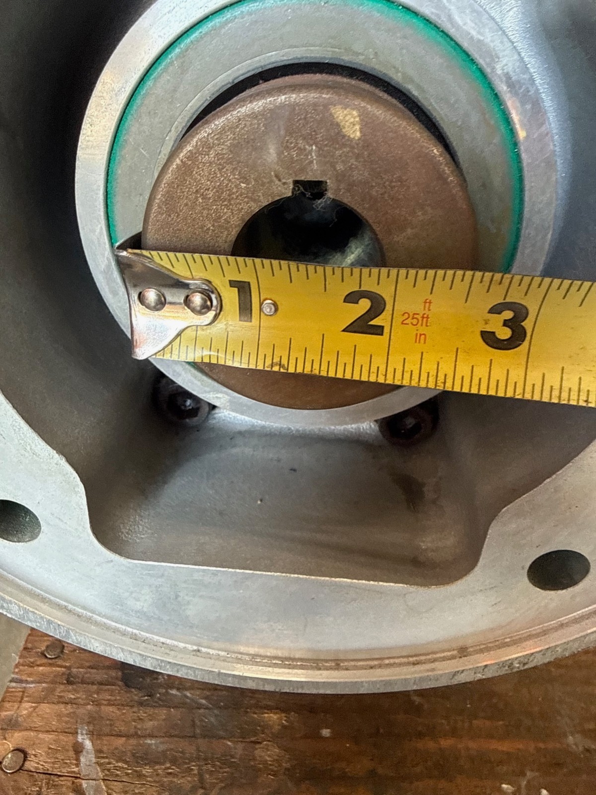 TIGEAR/2 BALDOR GEAR REDUCER 1XWA MOD 35Q20L18 1750 RPM 20 TO 1 RATIO 5.79 HP