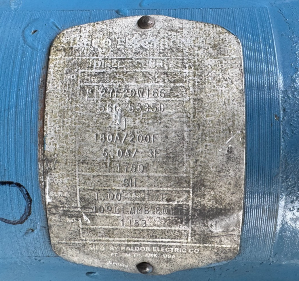 SECO ELECTRONICS DC MOTOR CC8 1 HP MODEL 27F20W166 1780 RPM 180 V DC 5 AMP