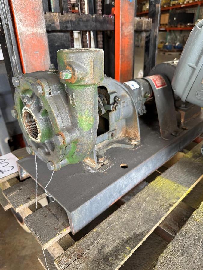 DEMING PUMP OO2 MODEL 4001 00010400 2" X 2" IMPELLAR 5 7/8" BALDOR MODEL M3542