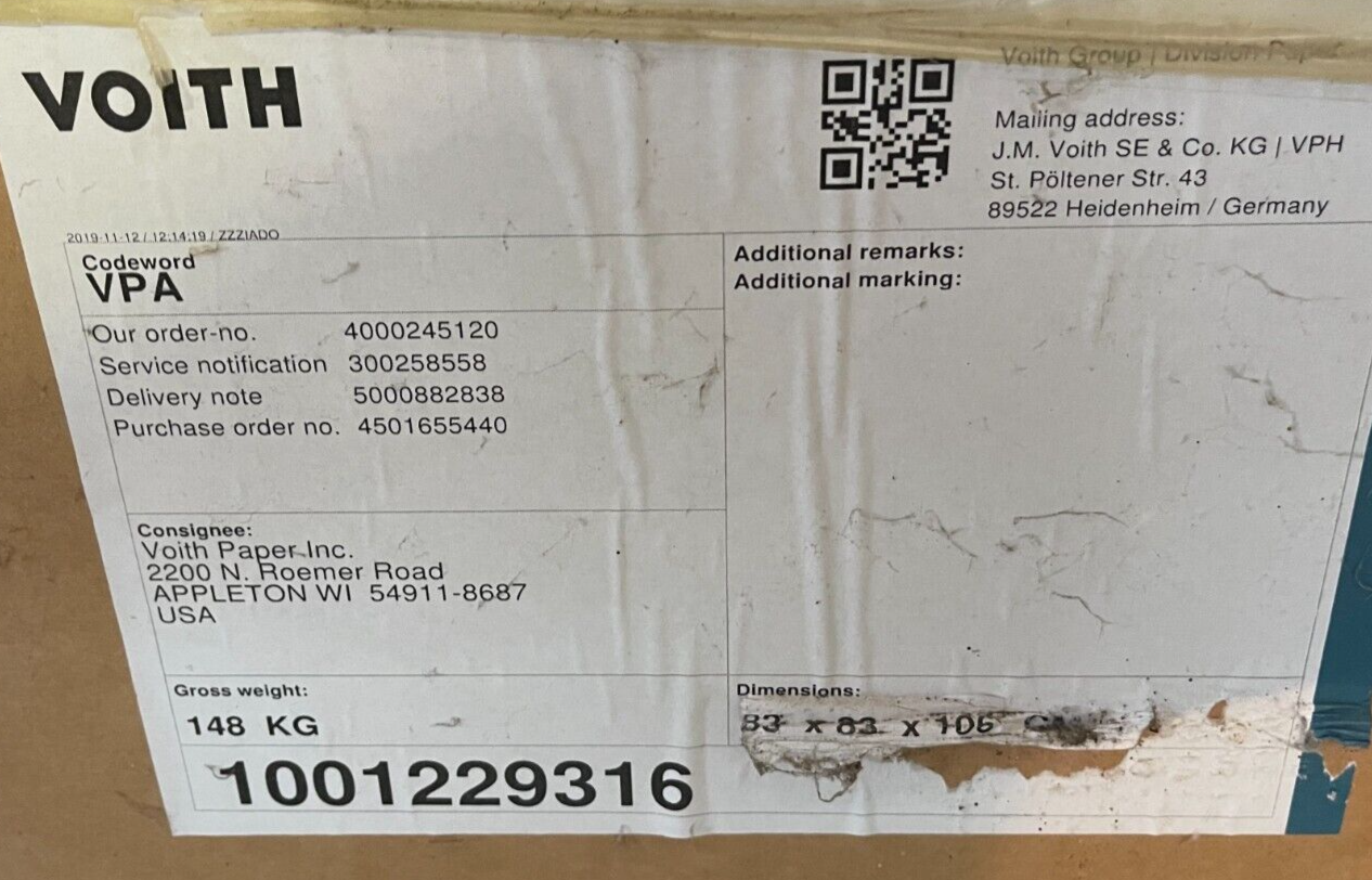 Pressure Screen Basket Voith Drill-Tec® CENTRISORTER C-bar CSH 0,40 G CR80