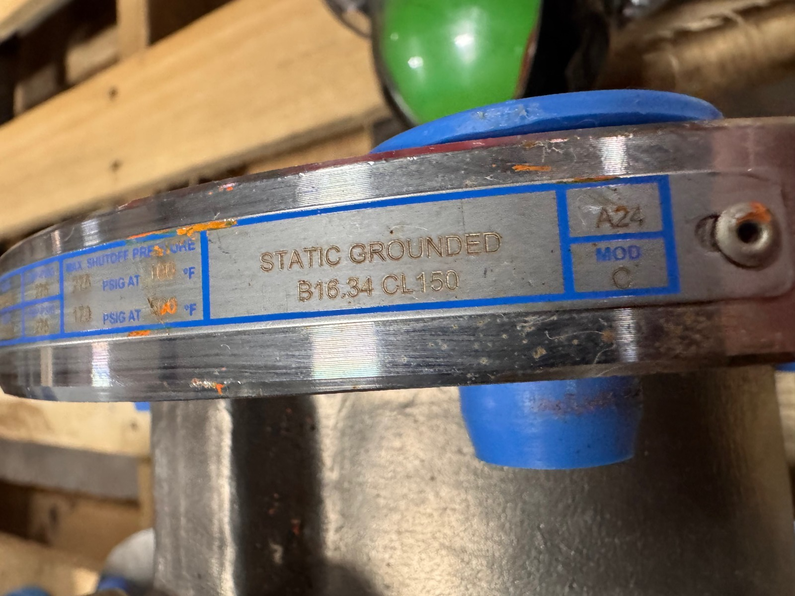JAMESBURY 3" 150 FP BALL VALVE 316 SS MODEL 7150 HANDLE OP ZF1