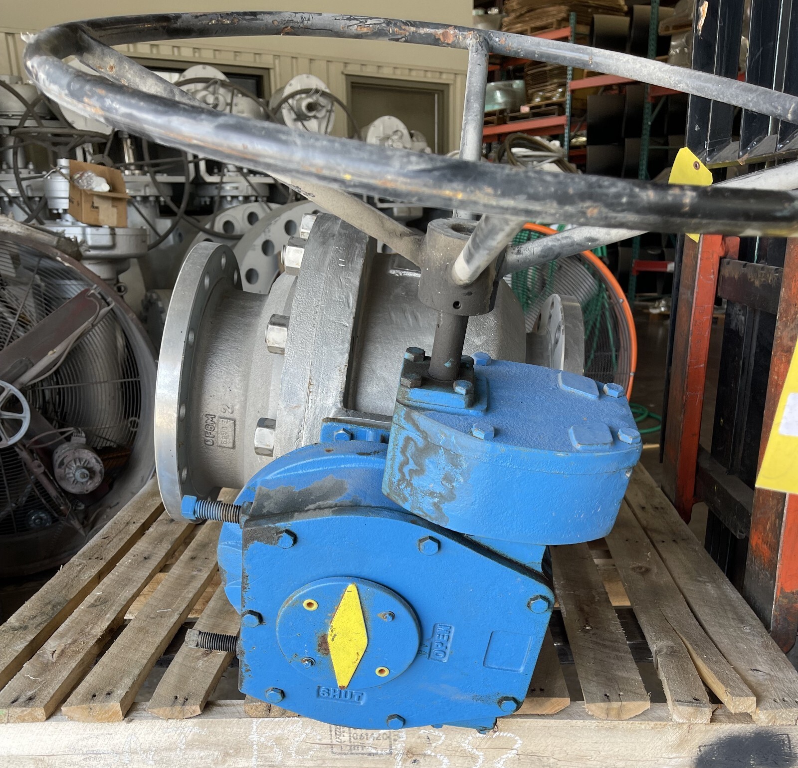 10" 150 RF FP BALL VALVE  NELES JAMESBURY 10-6150-71-3600MB1 316 SS W GEAR