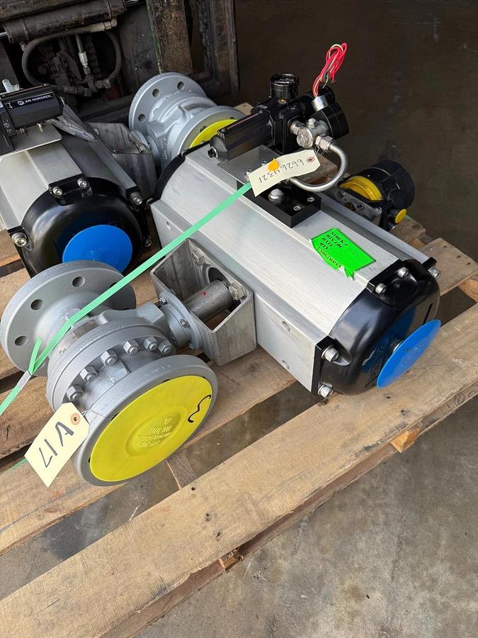 ARGUS 4" 300 RF FP BALL VALVE FK76M V4 6 17 AUTOMAX SUPERNOVA ACTUATOR  S250S09