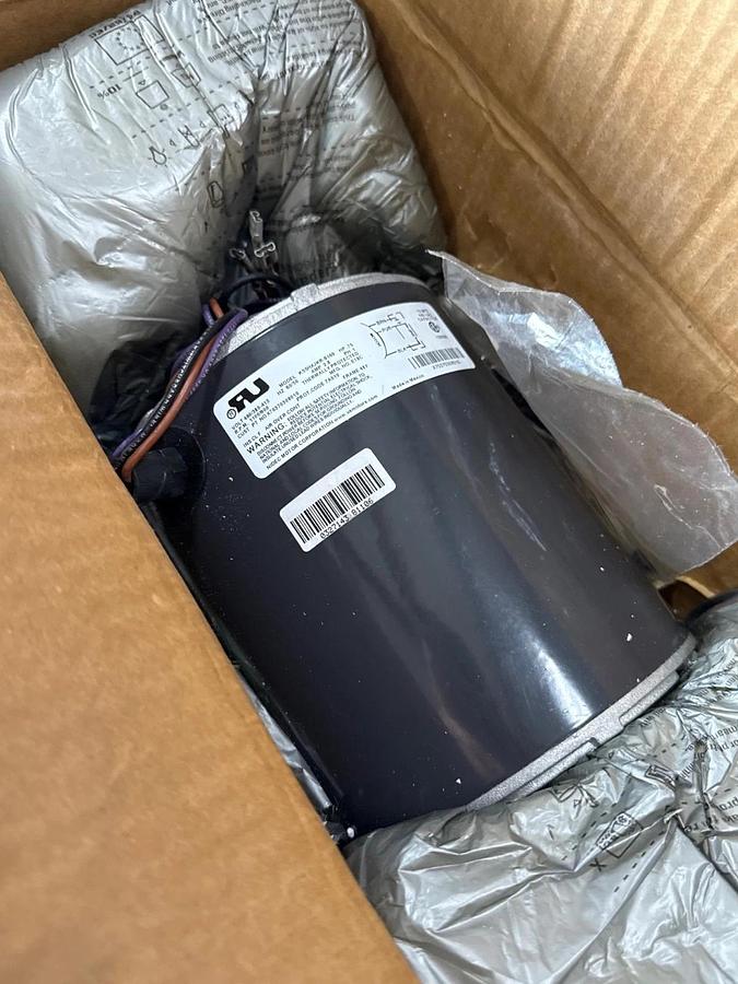 Used NIDEC Motor 3/4 HP MODEL K55HXJKR-9169 ZFA4 1100-900 RPM 460/380-415 V 2.8 AMP 1