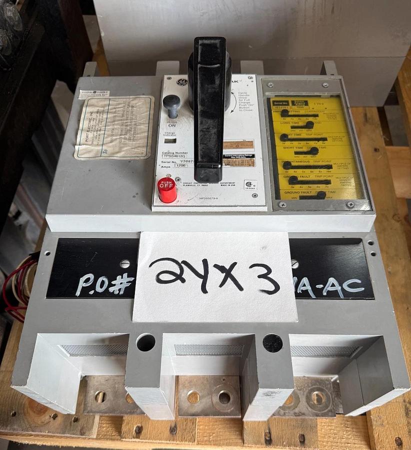 Refurbished General Electric 1200 AMP Power Break I BREAKER MODEL TPSS4612 W VERSA TRIP 2YX3