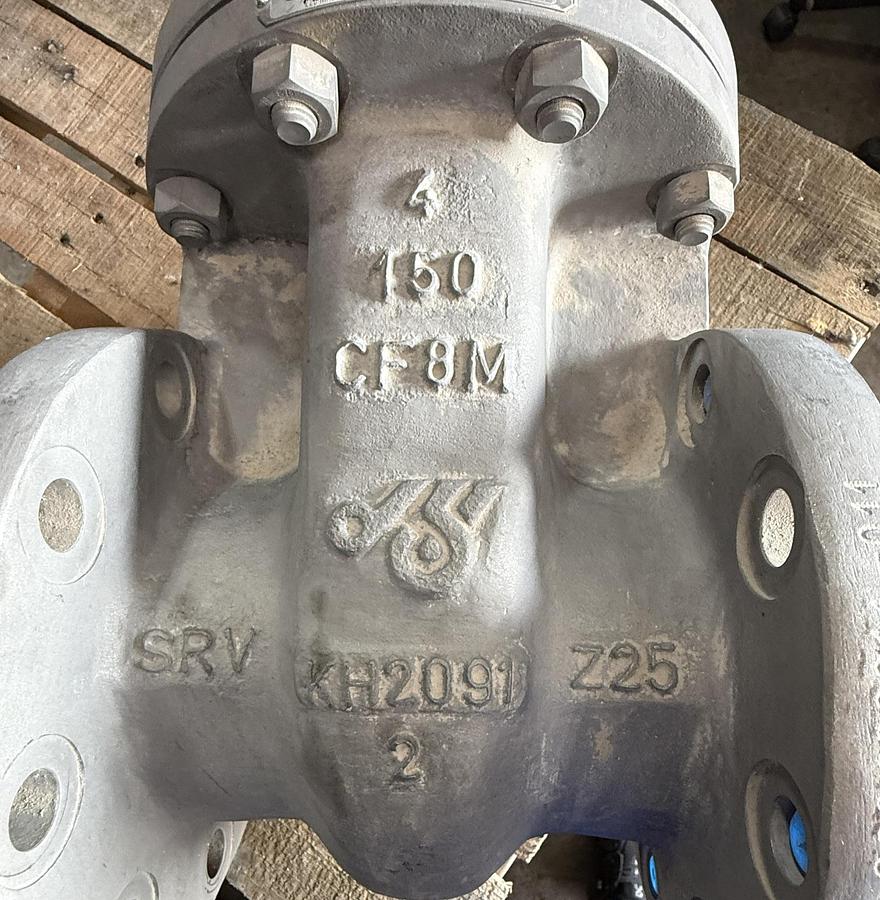 Refurbished DSI 4" 150 RF GATE VALVE 316 BODY 2ZDG FIG# 37-15-16HFS