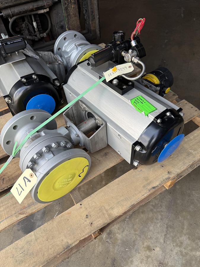 ARGUS 4" 300 RF FP BALL VALVE MODEL FK76M V4A W MOD S250S08 AUTOMAX ACTUATOR
