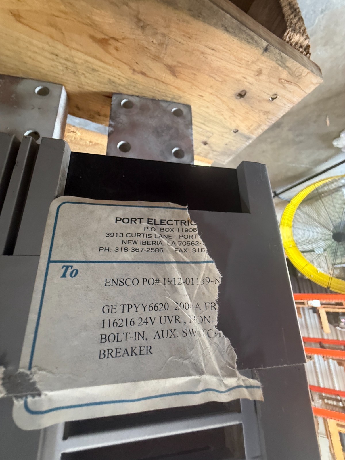Refurbished General Electric 2000 AMP Power Break I BREAKER MODEL TPY6620  W MagneTrip 2YX1