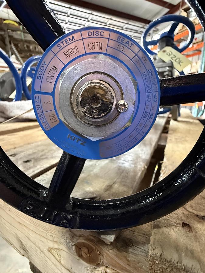 KITZ 2" 150 RF GATE VALVE ALLOY 20 BODY ALLOY 20 TRIM 2ZDL