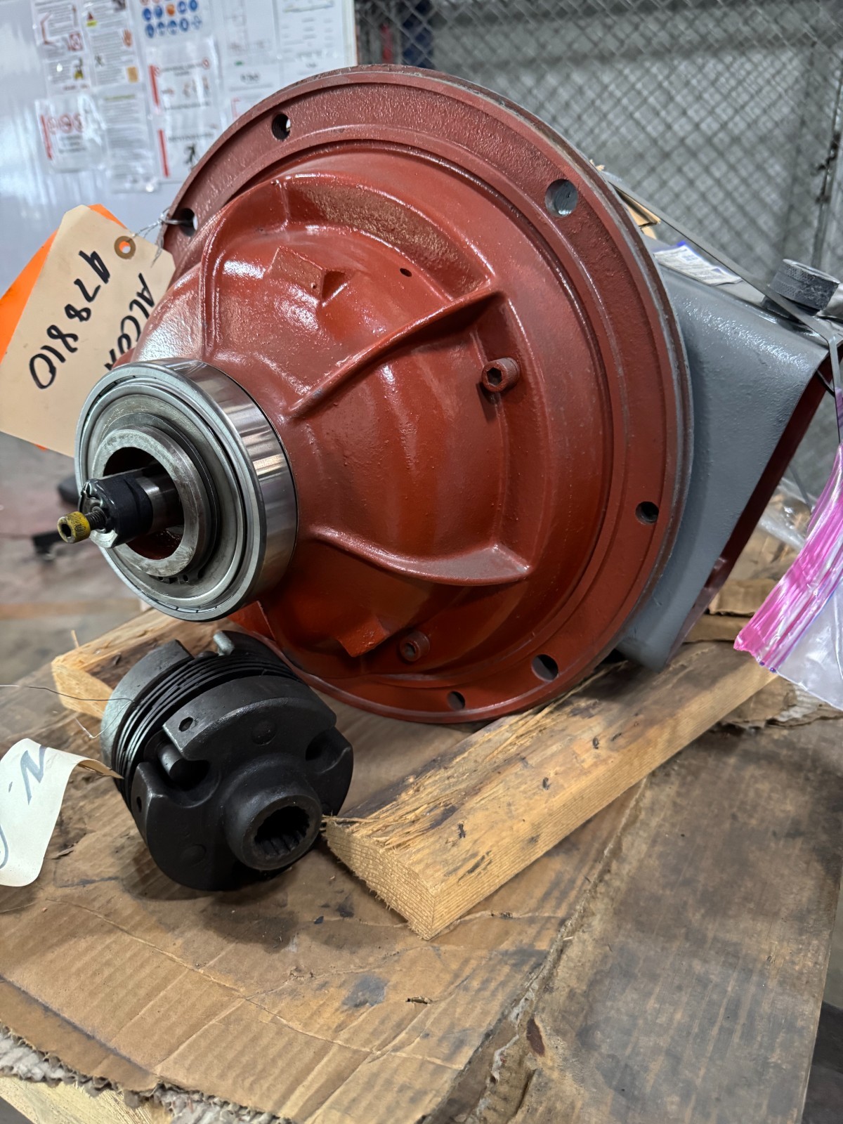 DEMAG CRANE MOTOR FOR DEMAG P30,4/1. 6 TONS SPEED W1 250/440V 3 PH 60HZ 9.1 A
