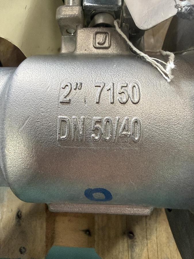 JAMESBURY 2" 150 RF BALL VALVE RP FIG # 2" 7150313600XTZ2 316 BODY