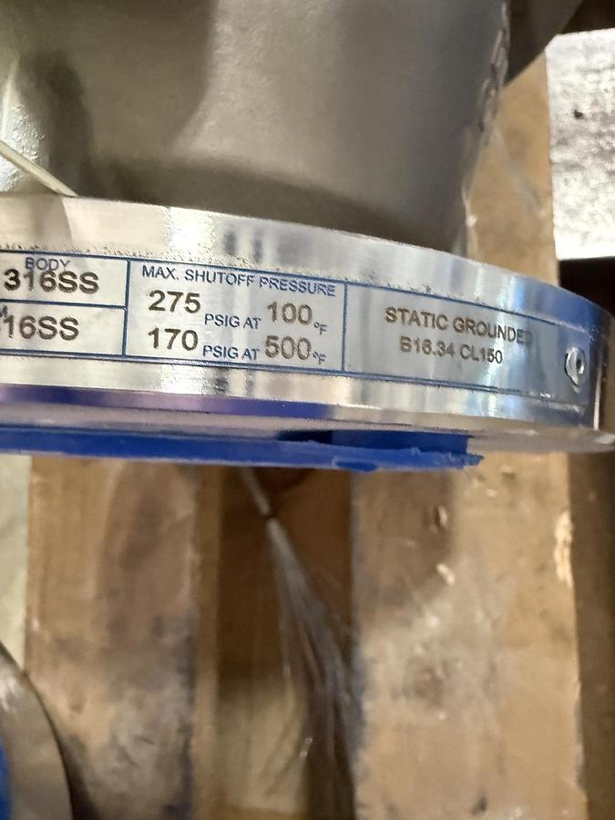 3" 150 RF BALL VALVE FP FIG # 3 9150313600XTZ2 316 BODY
